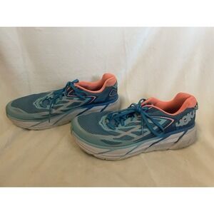 Hoka One One‎ Womens Clifton 3 Blue Running Shoes Sneakers Size 10.5